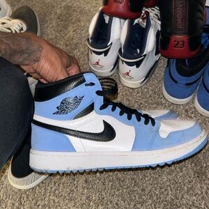 High Top Sneakers in Blue and Black